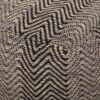 Barracuda - Handcrafted Cotton Pouf With Chevron Pattern - Brown / Beige - Image 5