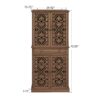 4 Door Cabinet With 1 Drawer, With 4 Adjustable Inner Shelves, Storage Cabinet - Image 3