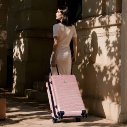 Luggage Sets 3 Piece Hardshell Suitcases With Wheels, Lightweight Expandable Travel Luggage With Tsa Lock, Carry-On, Checked Luggage (20" 24" 28") - Rose Gold