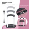 2 Piece Luggage Sets Lightweight Suitcase, Spinner Wheels, (20/14) - Pink - Image 8