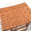 Maya - Genuine Leather Stool - Rustic / Tan - Image 6
