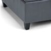 Harrison - Coffee Table Storage Ottoman - Stone Gray - Image 6