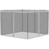 Outsunny - 10' x 13' Replacement Mesh Sidewall Netting For Patio Gazebos And Canopy Tents With Zippers (Sidewall Only) - White - Image 3