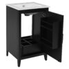 Modern Freestanding 20.3" Bathroom Vanity With Sink, Functional Drawer, Soft Closing Door - Black - Image 14