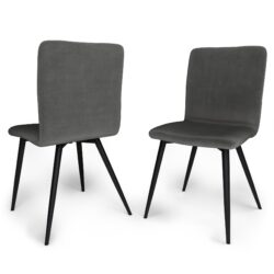 Baylor - Dining Chair (Set of 2) - Dark Gray
