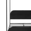 Modern Canopy Queen Bed Frame - Black - Image 4