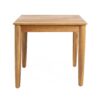 Outdoor Square Side Table With Slatted Top And Wood Frame - Teak - Image 8
