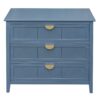 3 Drawer Cabinet For Bedroom - Blue - Image 8