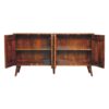 Solis - Carved 4 Door Sideboard - Brown - Image 4