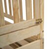 Full Size Daybed With Fence Guardrails And 2 Drawers, Split Into Independent Floor Bed & Daybed - Natural - Image 13
