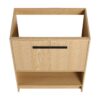 Modern Freestanding 30" Bathroom Vanity With Open Storage Compartment, Construction, Excluding Sink - Oak - Image 11