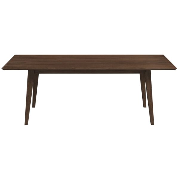 Levi - Modern Style Rectangular Dining Table - Brown