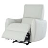 Wall Hugger Recliner, Power Recliner Chair, Electric Recliner For Living Room, Leather Reclining Armchair, Reclining Sofa For Bedroom / Apartment / Rv, With USB Port (Type - C) - Light Gray - Image 20