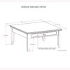 Artisan - Square Coffee Table - Russet Brown - Image 11
