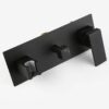Brass Shower System With 10" Rainfall Shower Head And Handheld Sprayer - Matte Black - Image 10