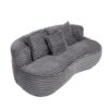 Bean Bag Sofa Lazy Sofa Durable Comfort Lounger High Back Bean Bag Chair Couch For Adults And Kids, Indoor & Outdoor - Dark Gray - Image 18