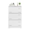 Filing Cabinet Lateral File Cabinet With Lock, 3 Drawer - White - Image 23