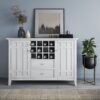 Bedford - Sideboard Buffet And Wine Rack - White - Image 7