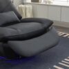 270 Swivel Glider Recliner Chair, Power Recliner Rocking Chair, USB Port Charge For Nursery Chair With Atmosphere Lamp For Living Room Bedroom Apartment - Black - Image 14