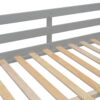 Full Over Full Bunk Bed With 4 Drawers And 3 Shelves - Gray - Image 13