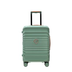20" Carry On Luggage Lightweight Suitcase Tsa Lock USB Port Luggage Wheel Lock Artificial Leather Top Handle Spinner Wheels - Green