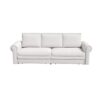 King Pull Out Sofa Bed, Chesterfield Sofa, 3 In 1 Velvet Convertible Sleeper Sofa With Nailhead Trim & Rolled Arm, Multifunctional Sofa Bed For Living Room - Beige - Image 10