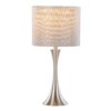 Lenuxe - Contemporary Table Lamp (Set of 2) - Polished Nickel / Gray / Silver Metallic - Image 3