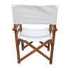 Folding Director Chair Canvas (Set of 2) - White - Image 6