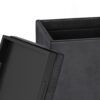 Rockwood - Cube Storage Ottoman With Tray - Distressed Black - Image 4