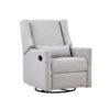Pronto - Swivel Glider Recliner With Pillow - Blanco - Image 2