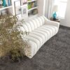 Marcus - Luxury Tight Back Boucle Couch - Cream / Creamy White / Ivory - Image 9