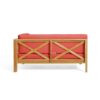 Brava - X Back Right Corner Bench - Red - Image 7