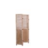 Panel Solid Wood Folding Room Divider - Natural - Image 11
