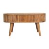 Stripe Coffee Table - Oak - Image 2