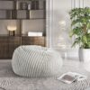 Sky Luxe - Minky Memory Foam Lounger - Dove Gray - Image 3