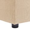 Cleo - Modular Upholstered Patio Ottoman Axroma Olefin - Almond Beige - Image 3