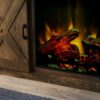 Farmhouse - Electric Fireplace TV Stand For TVs Up To 80" - Barnwood - Image 6