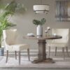 Elegant Design Dining Chair Polyester - Cream - Image 2