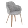 Boyne - Contemporary Dining / Chair (Set of 2) - Whitewashed / Dark Gray - Image 2