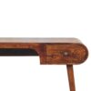 London - Arch Writing Desk - Dark Brown - Image 6