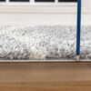 Loft Shag - 5' 3" X 7' Shaggy Area Rug - Gray - Image 3