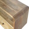 Curved Console Table - Oak - Image 6