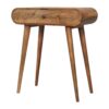 Mini Round Dressing Table - Oak - Image 2