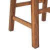 Solid Wood Rustic 3 Piece Stationary Kitchen Island Set With 2 Seatings, Rubber Wood Butcher Block Dining Table Set Prep Table Set With 2 Open Shelves For Small Places - Walnut / Cream White - Image 21