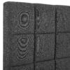 King Size Squares Upholstered Platform Bed - Gray - Image 6