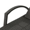 Salem - Contemporary Wicker Chaise Lounge With Armrests - Gray - Image 10