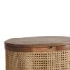 Larissa - Lid Up, Storage Stool - Oak - Image 5