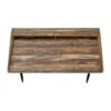 Computer Desk For Home Office, Laptop, Storage Shelves, Versatile Placement - Brown - Image 2