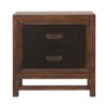 Branson - 2 Drawer Nightstand, Two Tone - Brown - Image 6