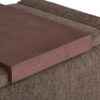Bretton - Lift Top Storage Ottoman - Deep Umber Brown - Image 4
